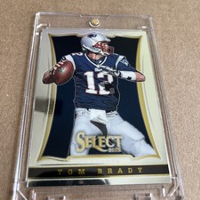 2013 Panini Select Tom Brady Gold Prizm #1 card