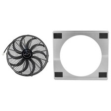 Single 16 Inch Fan And Shroud Combo For 26 Inch Radiators