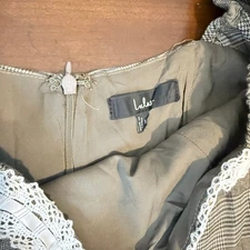 Lulus Women's Ivory Lace Strappy V-Neck Sleeveless Fit & Flare Midi Dress