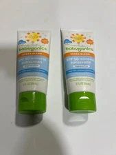 Babyganics Sunscreen Sheer Blend SPF 50 Fragrance Free 3 Oz Each Pack Of 2