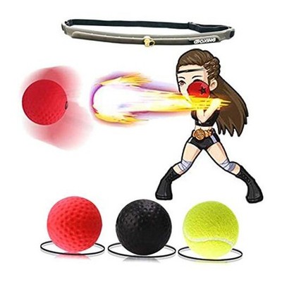 Boxing Reflex Ball 3 Difficulty Level Boxing Ball with Headband Suit 3 balls
