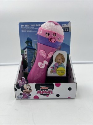 Disney Junior Minnie Mouse MY FIRST MICROPHONE 7'' Light & Sound Electronic Toy