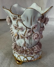 Pink Ceramic 1950-1959 Time Period Manufactured Collectible Vases