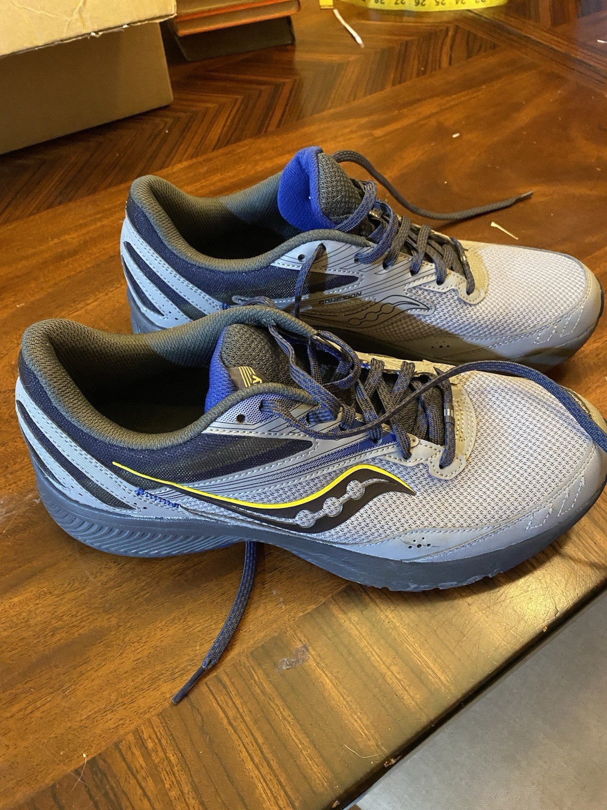 Saucony Excursion TR15 Trail Running tennis Shoes Mens 10 Gray Blue