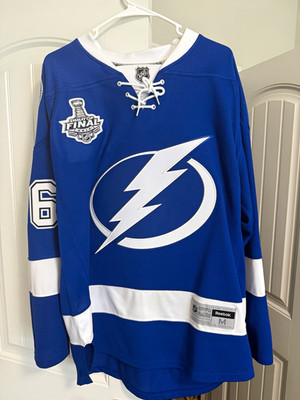 Reebok Premier Tampa Bay Lightning Nikita Kucherov Stanley Cup Final Jersey M