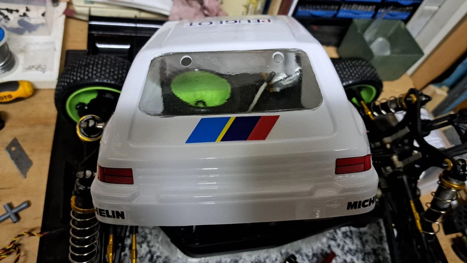 Carrozzeria Rc 1:10 Rally Peugeot 205 Maxi - Immagine 3 di 3