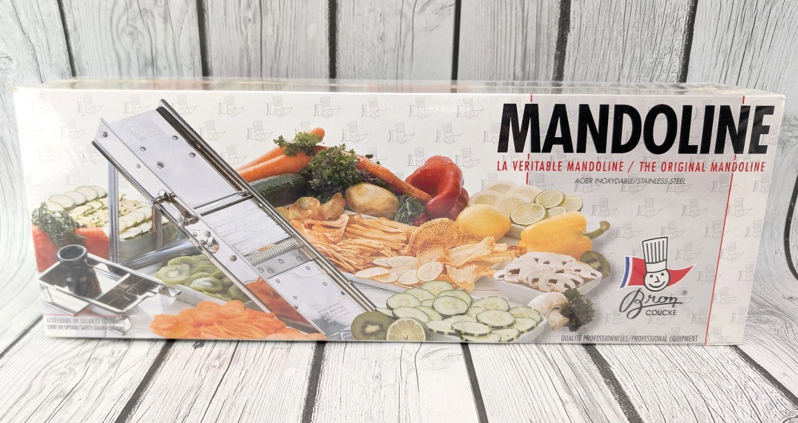 Bron Coucke Mandoline Stainless Steel Professional 20638 New Sealed
Opens in a new window or tab