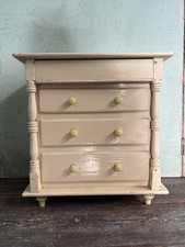 Antique Apprentice Pice Scotch Chest Of Drawers Miniature Desk Top Furniture