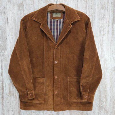 Vintage Rainforest Corduroy Chore Jacket Mens size XL Barn Coat Blazer Workwear 