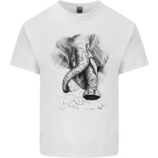 Camiseta de algodón ligero An Abstract Elephant Environment para hombre