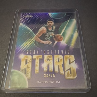2026 Topps Chrome updates Stratospheric Stars Jayson Tatum Celtics 36/75 #ST-3