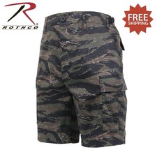 Rothco Military Tiger Stripe Camo Army Fatigue Cargo BDU Combat Shorts - Sz 3XL
