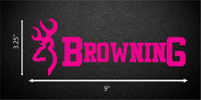 Browning Gun Firearms Logo Stickers 1 Pair Rifle 2nd Amendment Nra Hunting P636