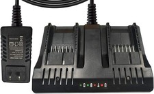 Dual Port WA3875 Charger for Worx 18V 20 Volt Lithium Battery Wa3757 Wa3578