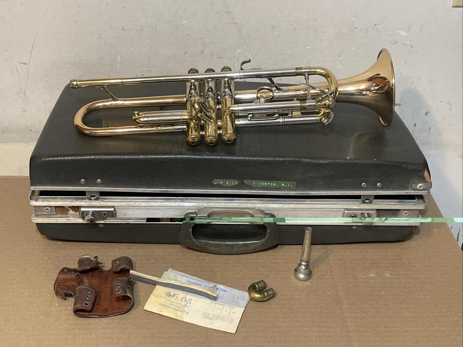 Rare Vintage F E Olds & Sons Fullerton Recording Trumpet 1967