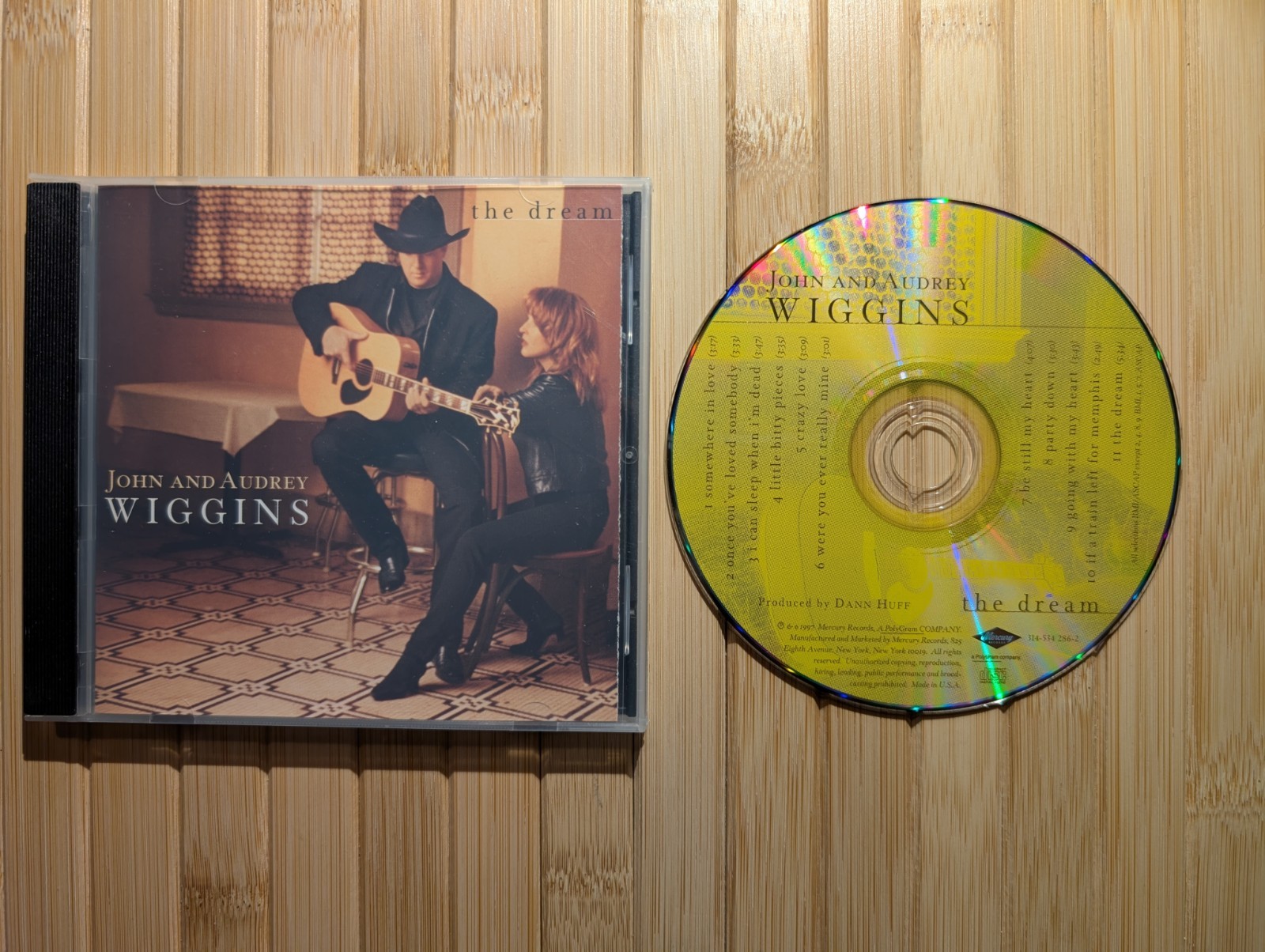 John and Audrey Wiggins - The Dream CD 1997 In Very Good Condition