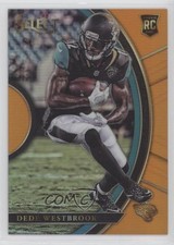 2017 Panini Select Concourse Orange Prizm 24/49 Dede Westbrook #29 0z2