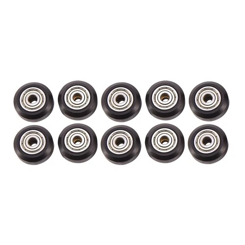 10 Pcs Plastic Wheel POM with Bearings Big Models Passive Round Wheel Idler8124