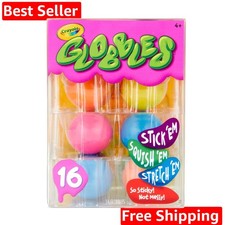 Globbles Squish Toys 16ct, Christmas Stocking Stuffers & White Elephant Gifts...