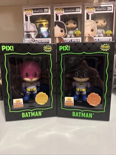 Thrilljoy PIX! Batman ‘66 Classic Adam West 2025 SDCC Hero + Pink Cowl Chase