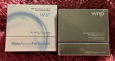 WNP Face serum set :Ultra Hydrating Serum 3% 4D Hyaluronic Acid +Emergency Repai