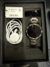 Citizen Cz Smart Watch Black Stanliess Steel 44mm Smart Touch Screen MX1017-50X
