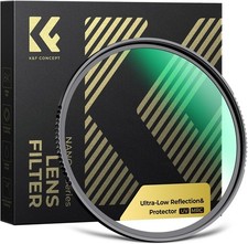 K&F CONCEPT UV Filter Ultra-niedrige Reflexion & 9H Härte 2-in-1 Schutzfilter