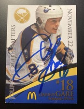 1991 Journey to the Rafters DANNY GARE Signed In Person autograph HOF