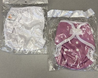 Lot 2 Kawaii Baby Reusable Newborn Toddler Cloth Diaper Cover / Training Pants
