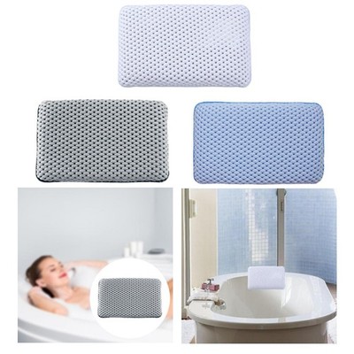 Badewannenkissen, ergonomisch, bequem, Badezubehör mit Saugnäpfen, Kopfstütze