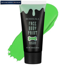 BOBISUKA Light Green Face Body Paint, Water 2 Fl Oz Pack of 1 ,