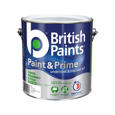 British Paints 2L White Semi Gloss Doors Windows And Trim Paint And Prime