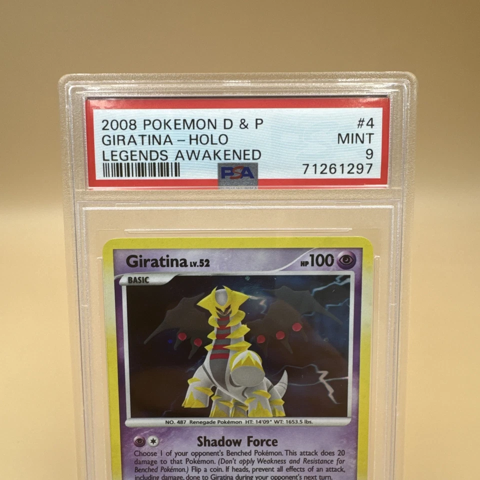 2008 Pokemon Giratina Holo Legends Awakened Rare #4/146 D&P PSA 9 - Image 2 of 4