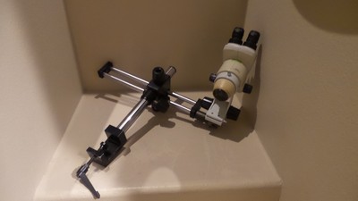 NIKON SMZ 745T MICROSCOPE, C-W10XB/22 EYE PCS,  NEW STAND & TABLE CLAMP