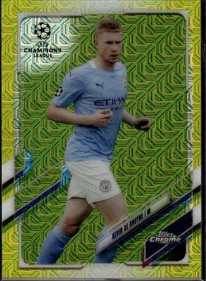 2020-21 Topps Chrome UEFA Champions League Japan ED /150 Kevin De Bruyn b11h