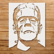 Frankenstein Character Halloween Decor DIY Crafts Reusable Stencil - StencilAir