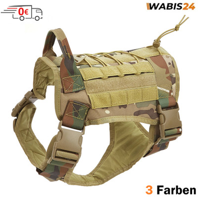 Aqua Nova Hundegeschirr TACTIC Camouflage Brustgeschirr robust & verstellbar