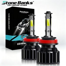 2PCS H8 H9 H11 LED Headlight Kit High Low Bea...