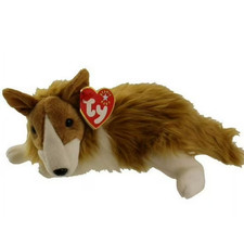 Ty Beanie Baby - CASSIE the Collie Dog (7 Inch) NEW MWMTs Stuffed Animal Toy