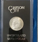 1884 $1 Morgan Silver Dollar Business Strike Carson City CC Uncirculated