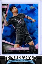 2024 Topps Chrome MLS Sapphire Lionel Messi Image Variaiton Inter Miami Z530