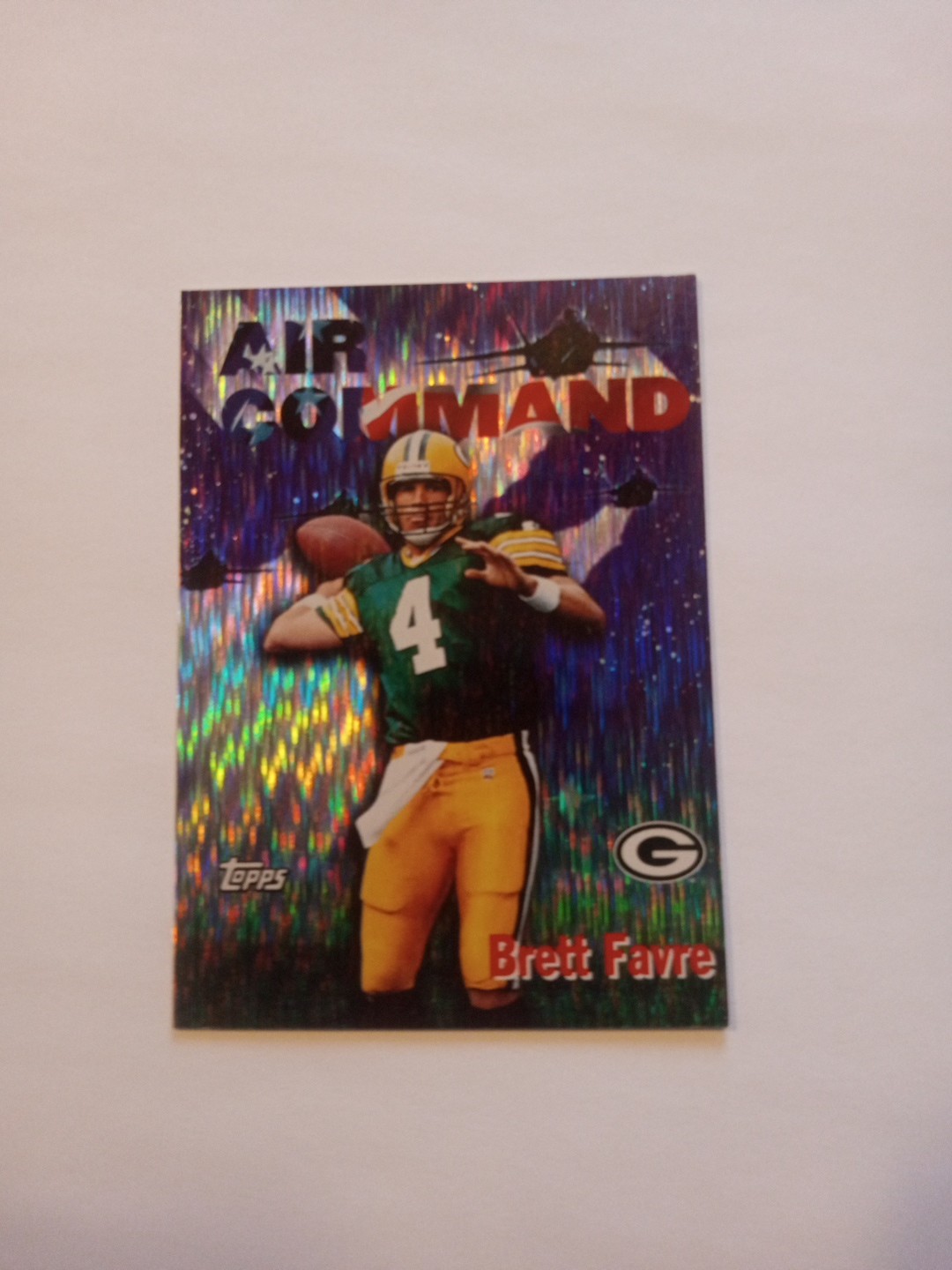 1997 Topps Chrome - Season's Best Air Command Brett Favre #4 Refractor