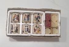Votive Candle Holder set of 6 Christmas Candle Set With Original Packing
