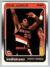 1988-89 Fleer #94 Steve Johnson Portland Trail Blazers
