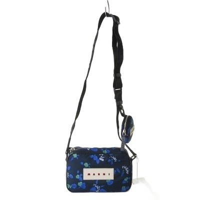 Unused item Marni MARNI tag camera bag shoulder bag body bag shoulder bag blue