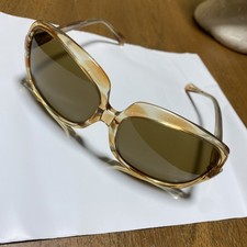 Italian Made Butterfly Frame Sunglasses Brown...