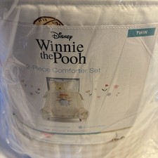 2-Piece Disney Winnie The Pooh And Friends Comforter Gingham Set Size Twin