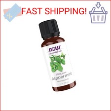 NOW Essential Oils, Peppermint Oil, Invigorat...