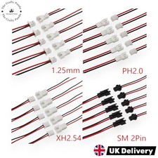 Micro Connector JST Plug Wires Mini Cables With 2-Pin Male and Female