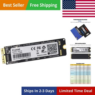 FM13A 256GB NVME SSD with DIY Tools for MacBook Air A1465 A1466 2013-2017, Ma...